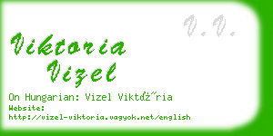 viktoria vizel business card